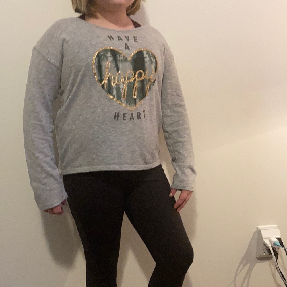 Gray shirt
